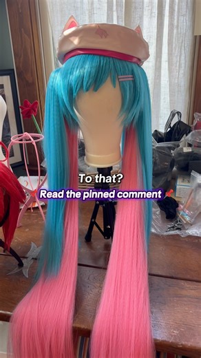 Not a pro, just sharing.👇🏻 #hatsunemiku #hatsunemikucosplay #fortnite #vocaloidcosplay #cosplay