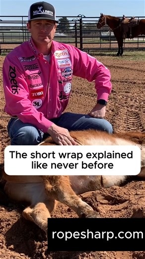 Rope Sharp on Instagram: "Short wrapping is all about keeping your body tight and your wraps smooth! If you'd like me to cover more of this topic or similar topics, please leave a comment below! If you liked this and want to see more content like it, head over to my YouTube channel --> https://www.youtube.com/@ropesharpofficial Don’t forget to check out my website for all your calf roping needs! --> www.ropesharp.com #tysondurfey #Tysondurfeymotivation #Mindset #mentaltoughness #Consistency #Har