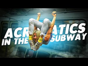 Acrobatics in the Subway. Contortion. Flexi girl Alesya | FlexShow