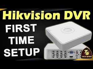 Hikvision DVR First Time Setup // DVR First Time Setup // DVR Setup // Hikvision DVR Setup // DVR