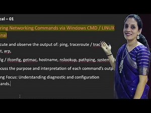 Practical -01 || Exploring Networking Commands via Windows CMD || Basic Network Commands