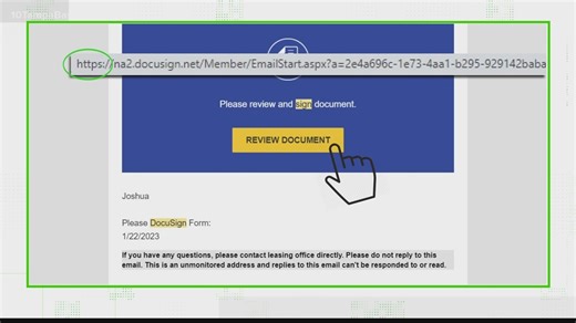 Fraudulent DocuSign emails reported by City of Midland