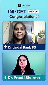 AIR 83 INI-CET 2026 Strategy & Success Story | Topper Interview