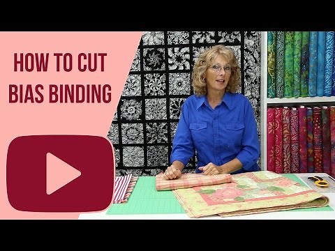 How to Cut Bias Binding