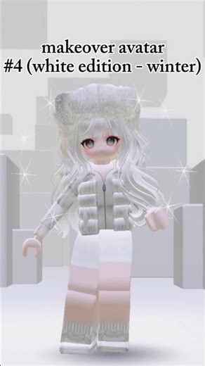 asmr makeover/ hias avatar roblox #4 white edition (winter)