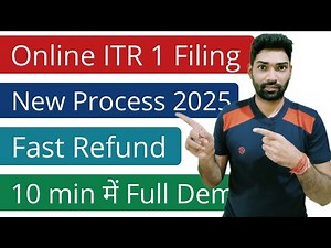 Income Tax Return 2025-26 online filing | ITR 1 online kaise bhare | File ITR 1 online 2025-26
