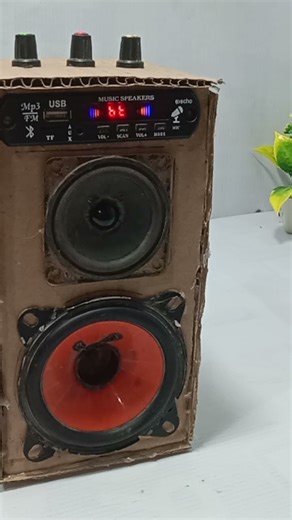 how to make homemade mini DJ speaker with carboard box #youtube #tranding #viralreels #viralshorts