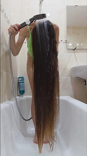 This Is How I Wash My Very Long Hair 😱Healthy Hair Routine ✨️