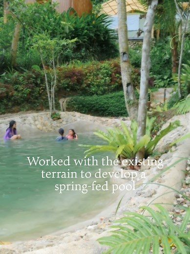 Creating a Spring-Fed Pool at Alhibe Farm in Carmen, Cebu