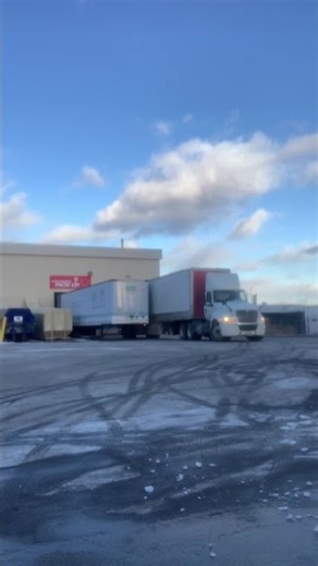 “Tractor trailer ‘blindside’ backing in dock.”