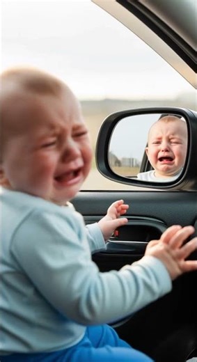 Little Baby Crying in the Car – Heartfelt Moment