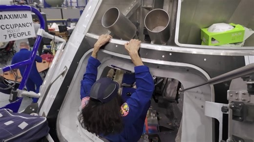 1.5M views · 33K reactions |  Welcome to our spacecraft! Get an inside glimpse into the Boeing Mission Trainer (BMT) at NASA's Johnson Space Center, one of the #Starliner simulators that has prepared the Boeing Crew Flight Test (CFT) NASA Astronauts for their upcoming journey to International Space Station. Commanded by Butch Wilmore and piloted by Suni Williams, this mission is set to make history with a launch scheduled no earlier than May 6!  | NASA's Johnson Space Center | Facebook