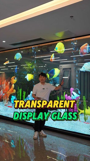 Leo Chen | The world’s highest definition transparent display glass technology, do you want to know more?#ledglass #leddisplay #ledscreen... | Instagram