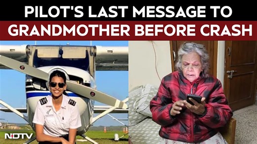 Pilot Shambhavi Pathak's last message to grandmother before fatal Baramati crash