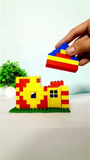 How to make a house using building blocks | Building blocks house #buildingblocks #satisfying