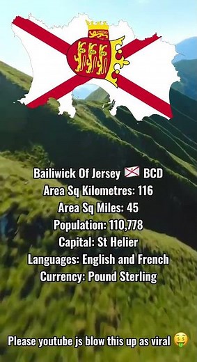 Jersey - British Crown Dependency #uk #countryballs #mapping