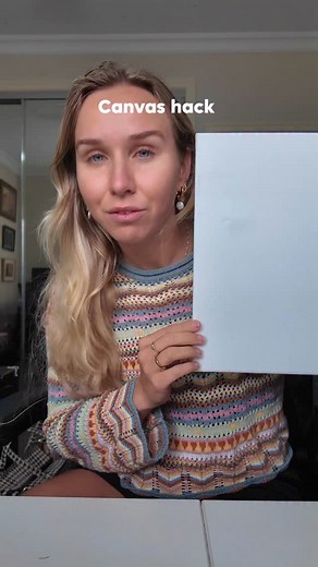 10K views · 184 reactions | Have you tried this canvas hack? I thought canvases like this were goners, but now it’s as good as new! Save this one for when you need it  #australianartist #goldcoastartist #texturedart #texturepainting #arttips #arthack #canvashack #arthelp #artideas #arttip #artclass #artlesson | My Salty Studio | Facebook