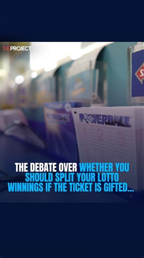 10K views · 25 reactions | The debate over whether you should split your lotto winnings if the ticket is gifted... | The Project | Facebook