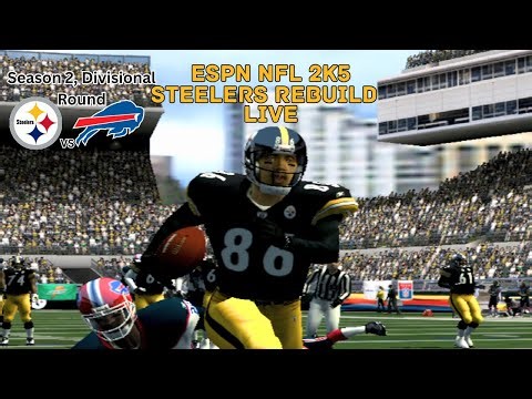 Pittsburgh Steelers LIVE | S2 | Divisional Round vs BUF Bills | ESPN NFL 2K5