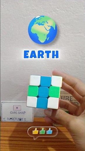 Planet Earth on Rubik’s Cube 🌍 | Mind Blowing Cube Art 😱