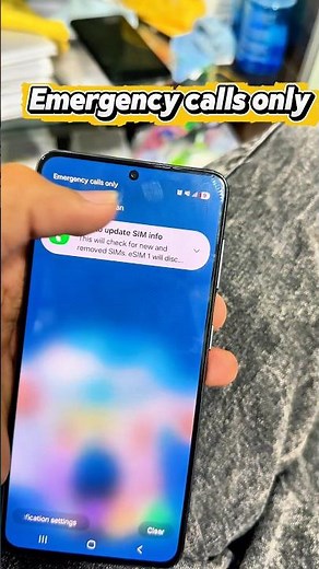 Emergency calls only issue