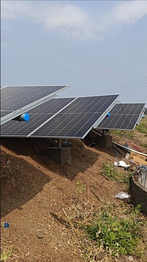 Shakti 3 HP solar pump installation and Pani pressure ⚡#shorts