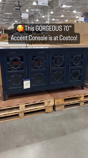 Gorgeous 70” Accent Console at Costco!