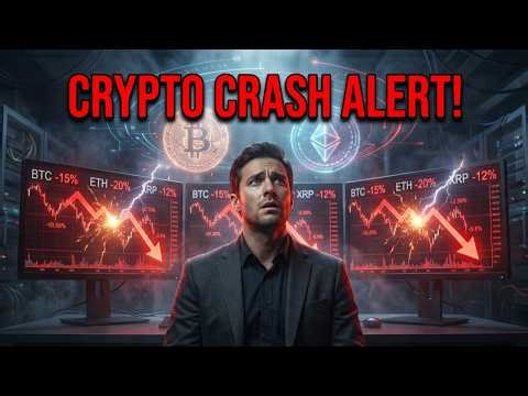 💥 CRYPTO CRASH ALERT: $200B Wiped Out! BTC, ETH, XRP Tumble 🚨