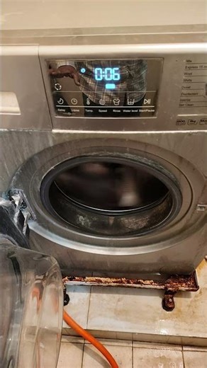 front load washing machine sounding