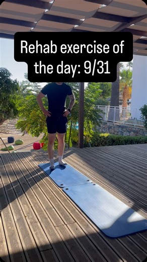 Ben | Physio on Instagram: "🦴 9/31 Rehab Exercise Edition: Heel Walks Targeted Area: Tibialis anterior, foot extensors, balance Useful for: Shin splints, plantar fasciitis, tibialis posterior dysfunction. #heelpain #shinsplints #footpain #injuryrehab #physiotherapy"