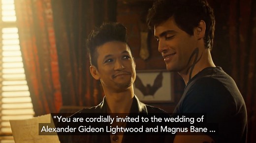 125K views · 3.8K reactions | SNEAK PEEK: You're cordially invited to Malec's wedding. Don't miss the 2 1/2 hour Series Finale of Shadowhunters Monday, May 6 at 8pm/7c on Freeform. | Shadowhunters | Facebook
