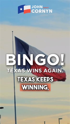 3.4K views · 184 reactions | Texas keeps winning with President Trump and me leading the charge. Every promise kept. Every square filled. | John Cornyn | Facebook