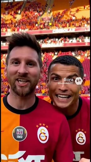 RONALDO VE MESSİ GALATASARAYDA #ronaldo #messi #ai #football #tiktok #galatasaray #futbol #worldcup