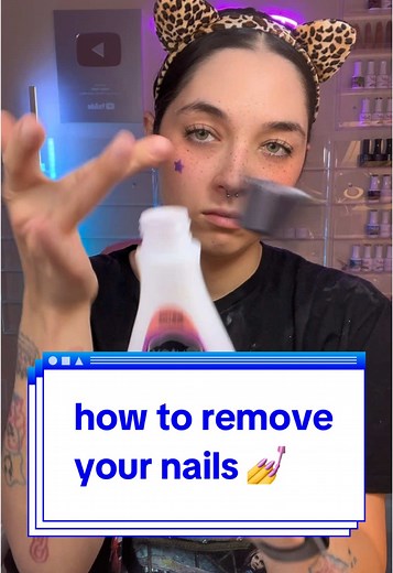 How to actually remove your gel nails (no damage) ✨ #nailremoval #diynails