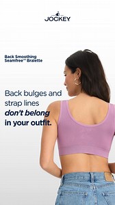 Finally!! A bra that smooths your back and supports your shape. And now, when you buy one, your second is half off. Because once you wear the Jockey® Back Smoothing Seamfree™ Bralette, you’ll want more than one. ✅ Back & side smoothing ✅ Wire-free molded cups ✅ Wide, no-dig straps Buy 1, get the 2nd half off today. Online only. Exclusions apply, | Jockey