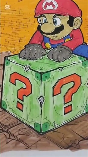 Mario is Trapped In Haunted Abandoned House 😱#mario #coloring #shorts