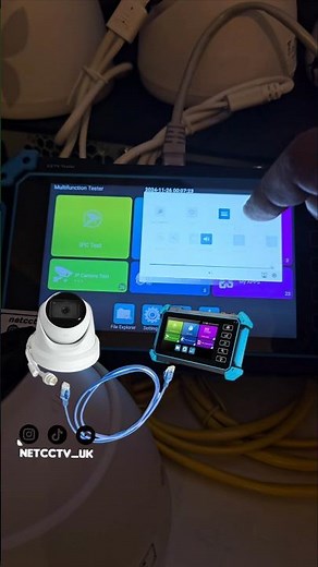 How to turn on CCTV Tester PoE to power PoE IP camera? #PowerOverEthernet #IPCameraSetup