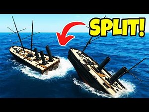 Sinking THE LARGEST STEAM SHIP EVER In Stormworks!