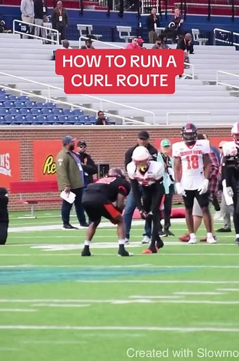 Mastering the Curl Route in Football
