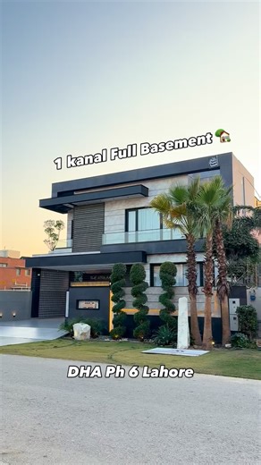 Mzaka Homes DHA Lahore on Instagram: "Call/WhatsApp: ⁨+92 ⁨3221477251 One kanal Modern Design Fully Furnished Full Basement House For Sale in DHA Phase 6 Lahore ♥️ Our services: Real Estate Marketing | Architectural Planning | Interior Designing | Construction | Renovation | Sale/Purchase | |Paid Promotions| Accomodations: 🔹 6 Beautiful bedrooms 🔹8 Bathrooms 🔹Drawing & Dining 🔹Multiple kitchens 🔹Multiple TV lounges 🔹Fully-Furnished 🔹Double heighted Lobby 🔹Imported kitchen’s 🔹Multiple st