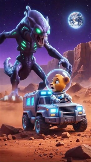 I J K L Iguana Jackal Kangaroo Lion Astronauts Explore Space Escape Aliens ABC Song Kids