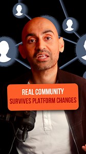 One algorithm update and your reach disappears. If a platform vanished tomorrow and your business went with it, you never owned the audience you borrowed it. Real community lives outside the algorithm and survives every platform shift. Attention you don’t own can always be taken back. #MarketingStrategy #CommunityBuilding #OwnedAudience #DigitalStrategy #CreatorEconomy | Neil Patel