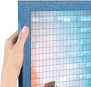 ArtToFrames WOM0066-77900-YBLU-12x16 Barnwood Wood Picture Frame, 12 x 16, Blue