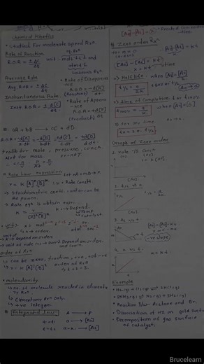 ⚗️ Chemical Kinetics in 60 sec 🔥Master Zero, First & nᵗʰ Order Reactions 📚✨ class 12th NEET 2026