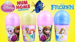 Disney Princess Surprise Toy Balloon Cups | Blind Bags Num Noms Series 2 Fashems