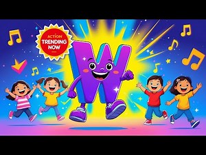 learn letter w: ABC Alphabet Song | Letter W for Kids | Learn Alphabet & Movement