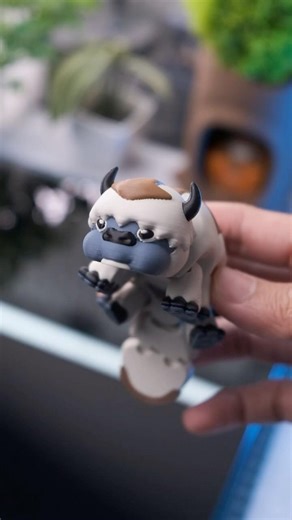 Printing Appa the flying Bison 🔗patreon.com/obunaga3d (Link in bio!) #3dprinting #avatar #bambulab