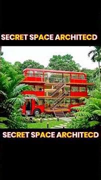 From Scrap Bus to Luxury Off-Grid House 😱 Full Transformation #shorts