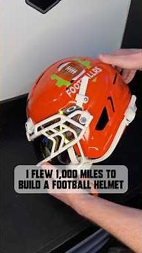 I built my own Schutt F7 Air! 🔥 Thanks Schutt! 🤝 #Schutt #F7 #Football #Helmet #SchuttF7Air