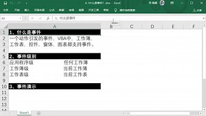 ExcelVBA教程：能自动运行的代码，关闭工作簿自动保存